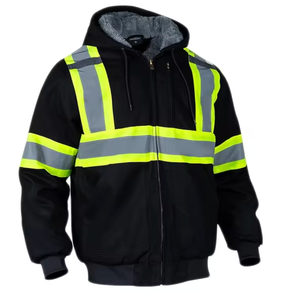 Hi-Vis Reflective Work Hoodie