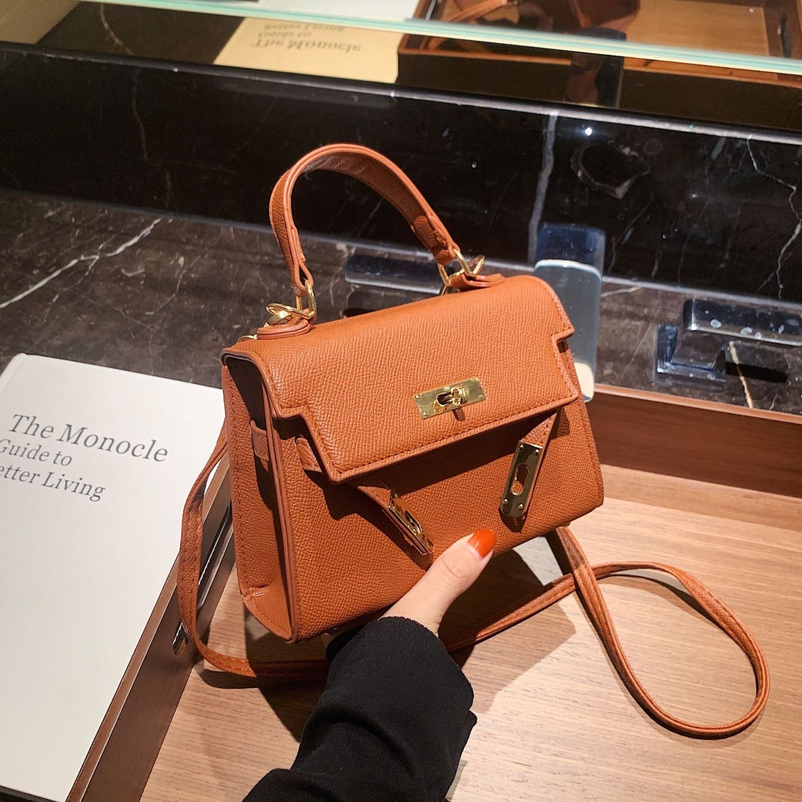 Elegant Mini Satchel Handbag