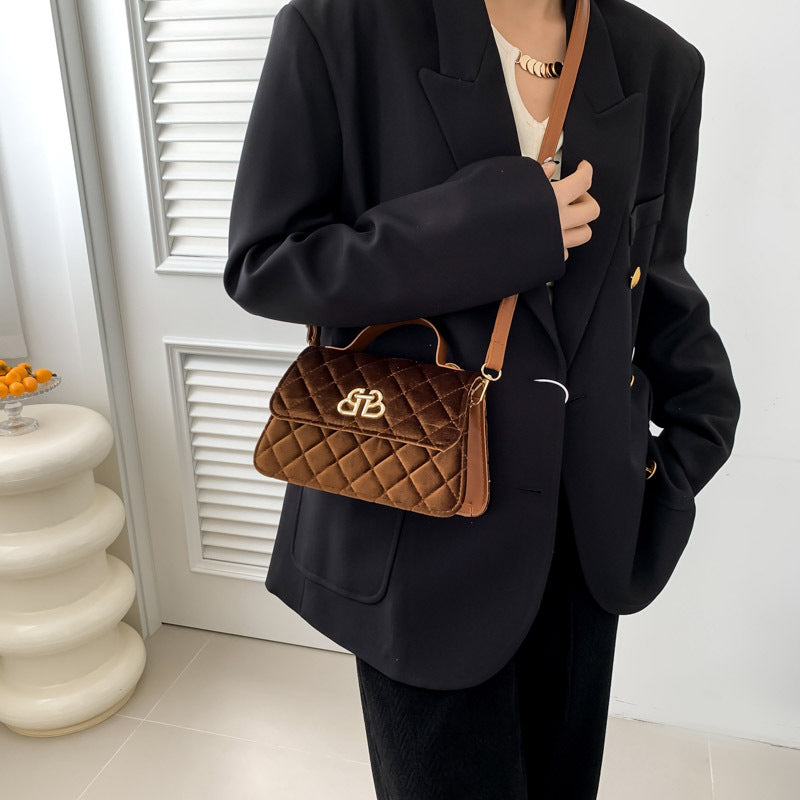 Luxe Quilted Mini Handbag