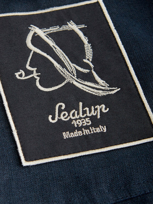 Sealup Linen Blue Jacket