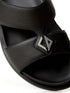 Dior Black Leather 'Aqua' Slipper