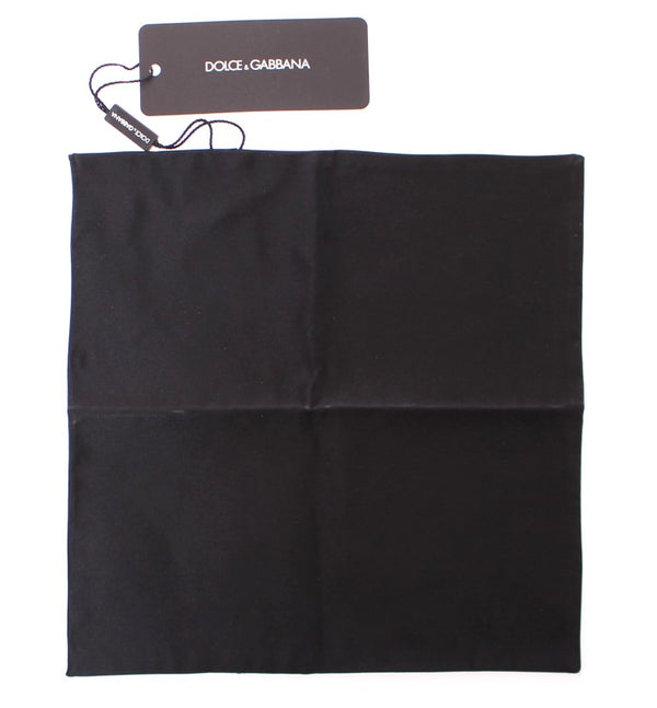 Dolce & Gabbana Black Silk Handkerchief