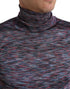 Dolce & Gabbana Blue Purple Turtleneck Pullover Sweater