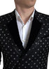 Dolce & Gabbana Black Slim Fit Double Breasted Blazer