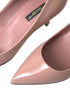Dolce & Gabbana Pink Patent Leather Pumps Heels Shoes