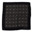 Dolce & Gabbana Black Geometric Patterned Square Handkerchief Scarf
