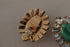 Dolce & Gabbana Gold Brass Blue Crystal Stone Clip-on Jewelry Sicily Earrings