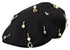 Dolce & Gabbana Black Cotton Embellished Newsboy Men Hat