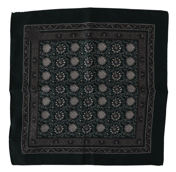 Dolce & Gabbana Multicolor Silk Pocket Square Handkerchief