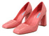 Prada Pink Patent Leather Block Heels Pumps Classic