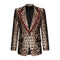 Dolce & Gabbana Brown Silk Blazer