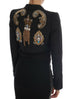 Dolce & Gabbana Black Crystal Fairy Tale Blazer Jacket